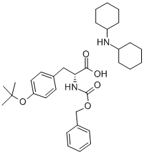 Z-D-TYT(TBU)-OHDCHA, 198828-72-7, 结构式