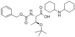 Z-ALLO-THR(TBU)-OH DCHA Structure