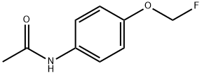 Acetamide,  N-[4-(fluoromethoxy)phenyl]- Struktur