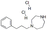 1-(3-苯基丙基) 1,4-二氮杂环庚烷(2HCL) 结构式