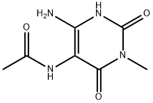 5-乙酰氨基-6-氨基-3-甲基尿嘧啶(AAMU), 19893-78-8, 结构式
