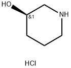 (R)-(+)-3-ヒドロキシピペリジン塩酸塩 化学構造式