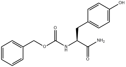 Z-L-チロシンアミド 化学構造式