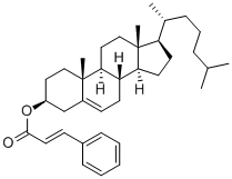 3-フェニルプロペン酸コレスタ-5-エン-3β-イル 化学構造式