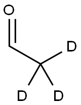 乙醛-2,2,2-D3, 19901-15-6, 结构式