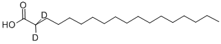 オクタデカン酸-2,2-D2 化学構造式