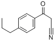 4-N-PROPYLBENZOYLACETONITRILE Structure