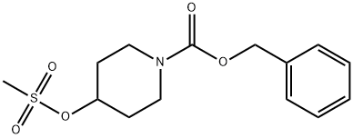 N-CBZ-4-甲烷磺酰氧基哌啶, 199103-19-0, 结构式