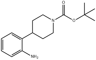 4-(2-アミノフェニル)ピペリジン-1-カルボン酸TERT-ブチル 化学構造式