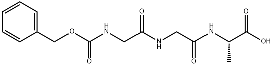 Z-GLY-GLY-ALA-OH, 19912-36-8, 结构式