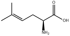 3-(2-メチル-1-プロペニル)アラニン 化学構造式