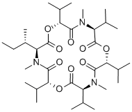 エンニアチンB1 化学構造式