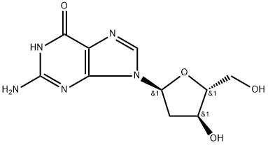 2-脱氧鸟苷, 19916-78-0, 结构式