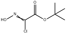 Acetic acid, chloro(hydroxyiMino)-, 1,1-diMethylethyl ester 化学構造式