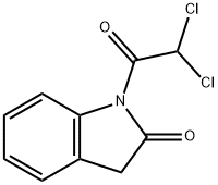 1-(2,2-Dichloro-acetyl)-1,3-dihydro-indol-2-one Structure