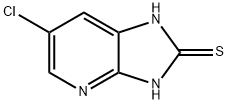 6-氯-3H-咪唑并[4,5-B]吡啶-2-硫醇,19918-37-7,结构式