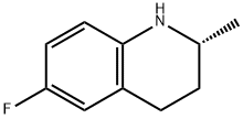 (R)-6-fluoro-2-methyl-1,2,3,4-tetrahydroquinoline 化学構造式