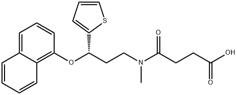 (S)-ズロキセチンスクシンアミド 化学構造式