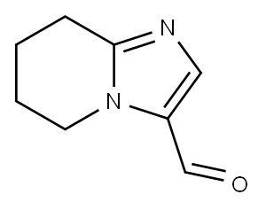 5,6,7,8-四氢咪唑并[1,2-A]吡啶-3-甲醛, 199192-27-3, 结构式