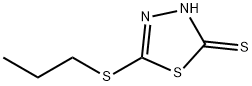 5-正丙基硫代-1,3,4 二唑-2-硫醇,19921-88-1,结构式