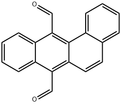 ベンゾ[a]アントラセン-7,12-ジカルボアルデヒド 化学構造式
