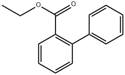 ビフェニル-2-カルボン酸エチル 化学構造式