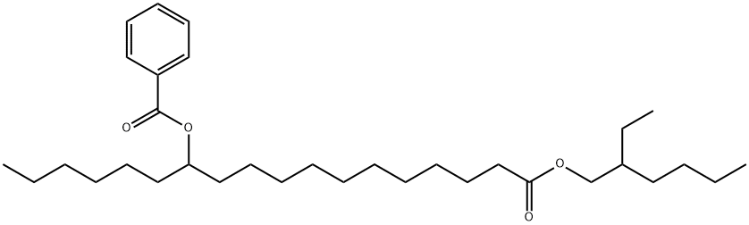 ETHYLHEXYL HYDROXYSTEARATE BENZOATE Structure