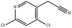 4,6-Dichloropyridine-3-acetonitrile Structure