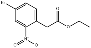4-溴-2-硝基苯乙酸乙酯, 199328-35-3, 结构式