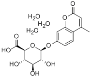 4-甲基-2-氧代-2H-1-苯并吡喃-7-基 BETA-D-吡喃葡糖苷酸三水合物,199329-67-4,结构式