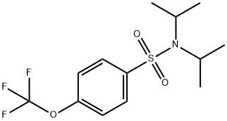 N,N-Diisopropyl-4-(trifluoromethoxy)-benzenesulfonamide Struktur