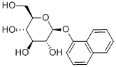 1-萘基-Β-D-葡萄糖苷 结构式