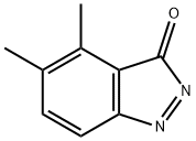 3H-Indazol-3-one,  4,5-dimethyl- Structure