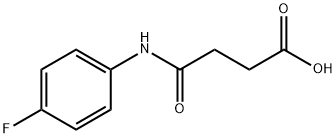 4-(4-FLUOROANILINO)-4-OXOBUTANOIC ACID Structure