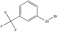 (3-(Trifluoromethyl)phenyl)zinc bromide, 0.50 M in THF Structure