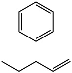 3-フェニル-1-ペンテン 化学構造式
