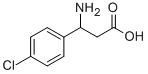 3-AMINO-3-(4-CHLOROPHENYL)PROPIONIC ACID Struktur