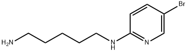 N1-(5-溴吡啶-2-基)戊烷-1,5-二胺,199522-81-1,结构式