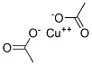 COPPER(II) ACETATE 化学構造式