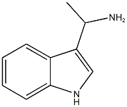 [1-(1H-インドール-3-イル)エチル]アミン 化学構造式