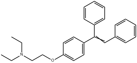 Deschloro CloMiphene Structure