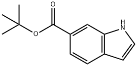 1H-インドール-6-カルボン酸TERT-ブチル 化学構造式