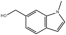 1-甲基-6-羟甲基吲哚 结构式