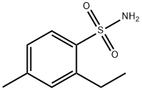 Benzenesulfonamide, 2-ethyl-4-methyl- (9CI) Structure