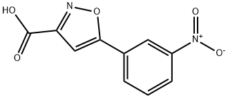 5-(3-NITROPHENYL)-3-ISOXAZOLECARBOXYLIC ACID Structure