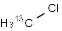 氯甲烷-13C, 19961-13-8, 结构式