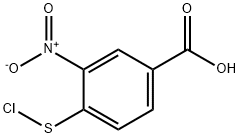 2-NITRO-4-CARBOXYPHENYLSULFENYL CHLORIDE 化学構造式