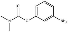 3-氨基苯基N,N-二甲基氨基甲酸,19962-04-0,结构式
