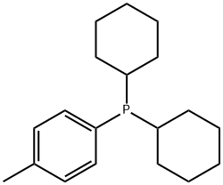 DICYCLOHEXYL-(P-TOLYL)-PHOSPHINE, 98+% 结构式
