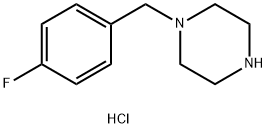 1-(4-FLUORO-BENZYL)-PIPERAZINE 2HCL Structure